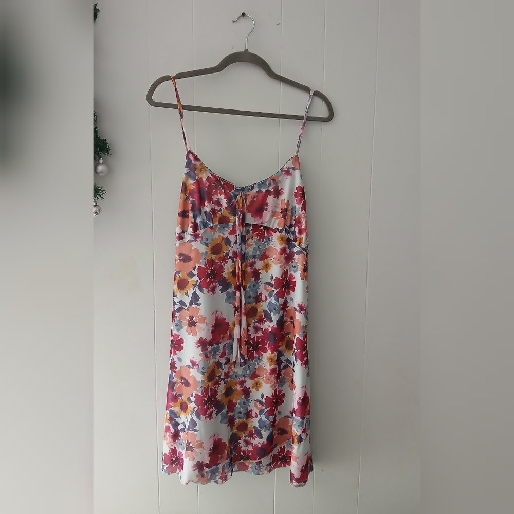 Floral Spaghetti Strap Dress